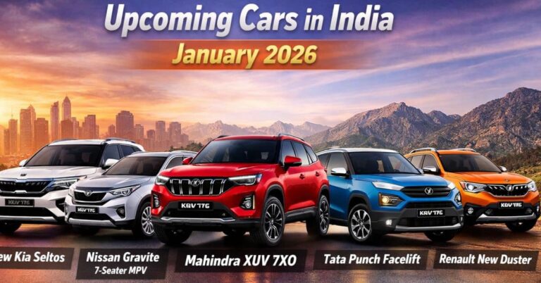 Upcoming Maruti, Mahindra, Kia, and Skoda Cars in 2026