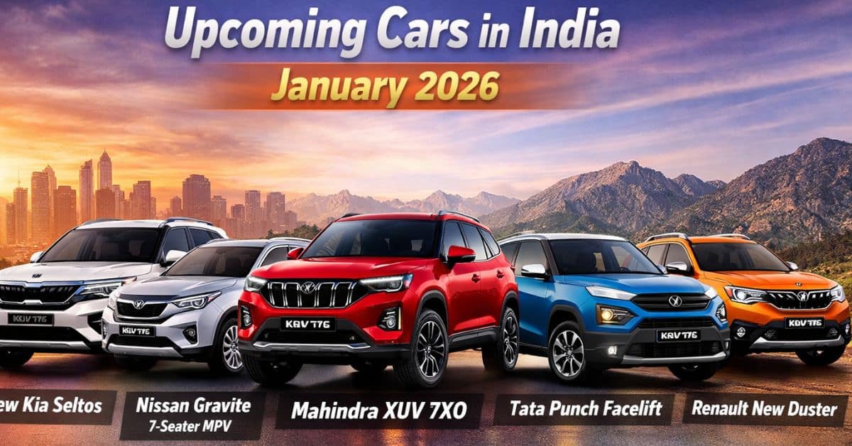 Upcoming Maruti, Mahindra, Kia, and Skoda Cars in 2026